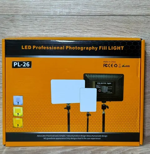 LED PROFESSIONNEL PHOTOGRAPHY FILL LIGHT LED PL26 - إضاءة بالجملة Errayhany Grossiste المغرب