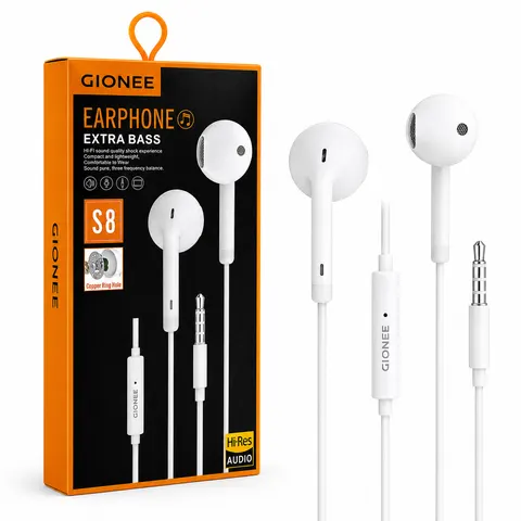 EARPHONE GIONE S8 - سماعات بالجملة Errayhany Grossiste المغرب
