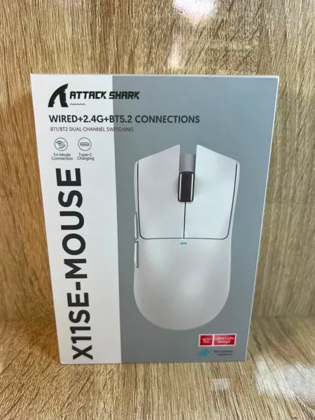 SOURIS ATTAQUE SHARK X11SE WHITE - ماوس وكيبورد بالجملة Errayhany Grossiste المغرب