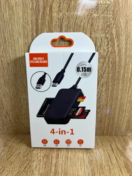 USB/USB OTG LECTEUR CARD READER 4 IN 1 0.15m - إكسسوارات السيارة بالجملة Errayhany Grossiste المغرب
