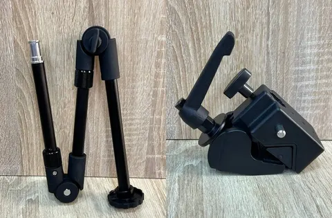 Support micro ring magic arm+super clamp - ميكروفونات بالجملة Errayhany Grossiste المغرب