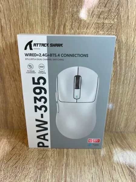 SOURIS ATTAQUE SHARK PAW-3395 X3 WHITE - ماوس وكيبورد بالجملة Errayhany Grossiste المغرب