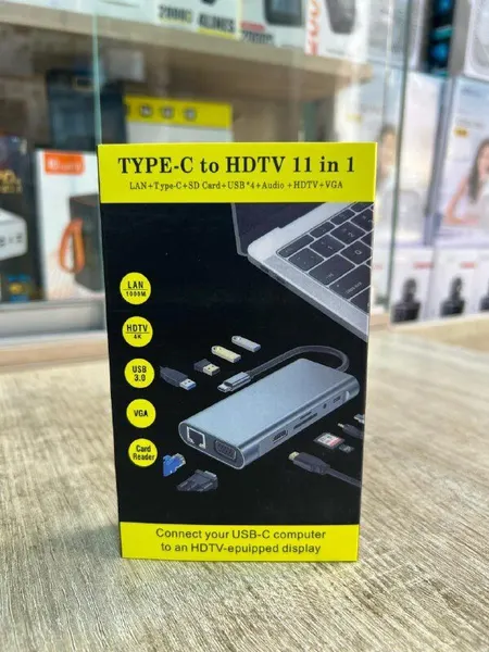 TYPEC TO HDTV 11 IN 1 - أجهزة بث بالجملة Errayhany Grossiste المغرب