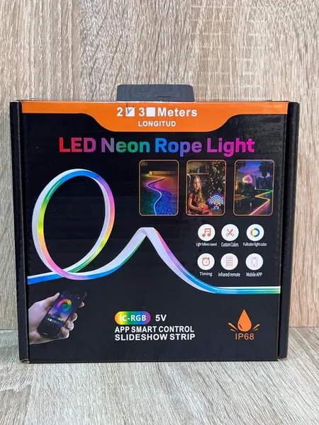LED NEON ROPE LIGHT 2M - إضاءة بالجملة Errayhany Grossiste المغرب