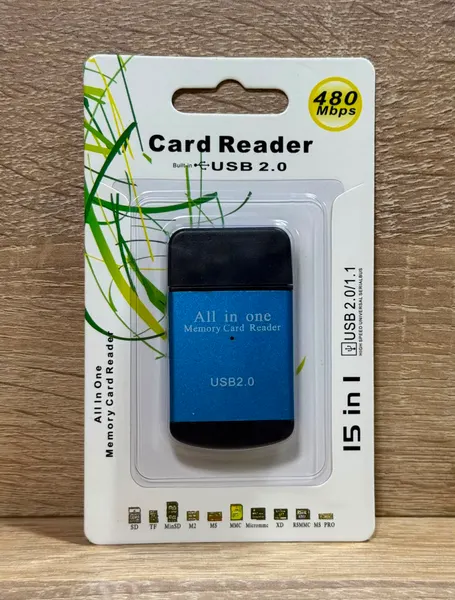 MEMORY CARD READER USB 2.0 15 IN 1 480MBPS - إكسسوارات السيارة بالجملة Errayhany Grossiste المغرب