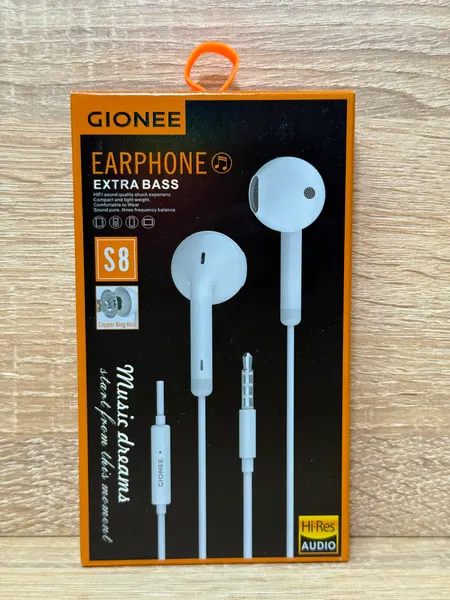 EARPHONE GIONE S8 - هواتف بالجملة Errayhany Grossiste المغرب