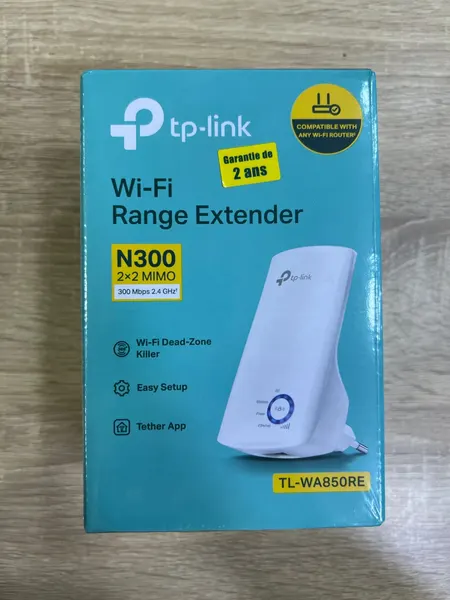 TP-LINK WI-FI RANGE EXTENDER TL-WA850RE - شبكات بالجملة Errayhany Grossiste المغرب