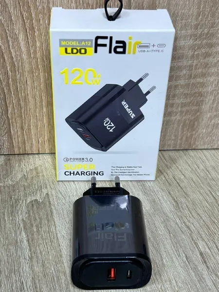 ADAPTER FLAIR  120w A12 - محولات وHUB بالجملة Errayhany Grossiste المغرب