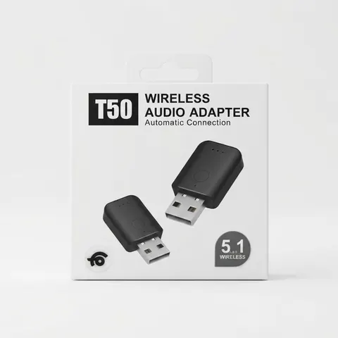 محول صوت لاسلكي USB T50 - اتصال تلقائي لصوت 5.1 - شبكات بالجملة Errayhany Grossiste المغرب